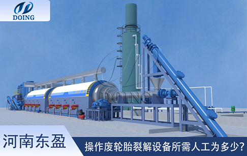 操作廢輪胎裂解設(shè)備所需人工為多少？