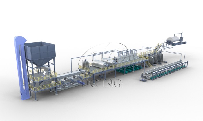 紅薯淀粉加工階段