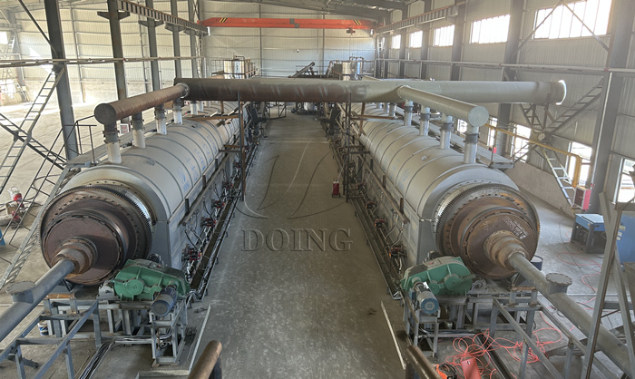 廢輪胎連續(xù)裂解煉油設(shè)備