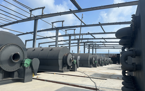 鋁塑膜鋁箔熱解煉油設備——廢鋁塑再生鋁粉和塑料油