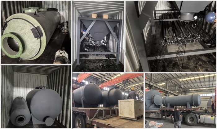 東盈塑料煉油設(shè)備發(fā)往羅馬尼亞