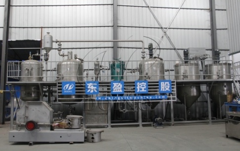 中非客戶訂購河南國瑞油脂200公斤/天小型食用油精煉設(shè)備