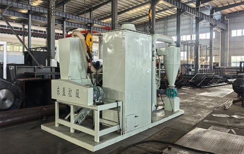 按時裝車！印度客戶從東盈訂購的400型電纜線回收設(shè)備發(fā)貨了！